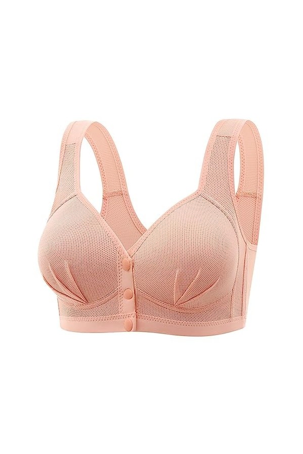 Lingerie Femme Sexy Ensemble Homme Sexy Hot y27k Nouveau Bouton Avant Confortable pour Femme sans Anneaux en Acier Grande Tai