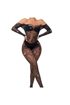 Lingerie Femme Sexy Ensemble Homme Sexy Hot y2*k sous-vêtements Amusants à écran Noir avec Diamants Chauds de Couleur Unie po
