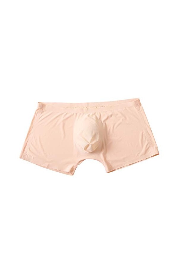 Générique Lingerie Homme Sexy Hot sous-vêtements Sexy à la Mode pour Hommes Pure Color Ice Silk Seamles Pack Pantalon Pyjama 