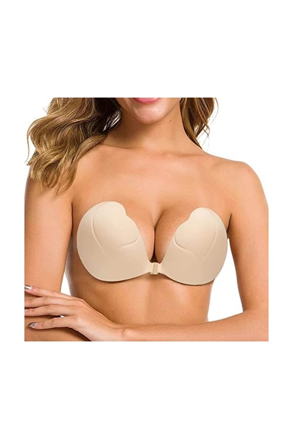 SUPTTING Brassière Femme Sexy Coussinets en Silicone pour Rassembler et Soutenir Confortables et Discrets