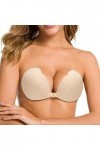 SUPTTING Brassière Femme Sexy Coussinets en Silicone pour Rassembler et Soutenir Confortables et Discrets