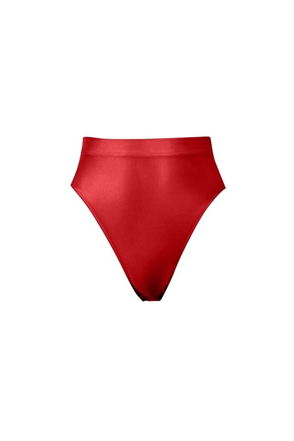 Ncenglings Bustier Armature Culotte Taille Haute Transparente et Sexy et Lisse Legging Mixa Intensif Minceur Red, XXL 