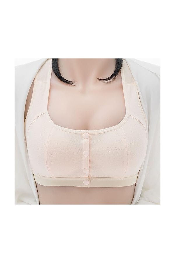 Brassière Femme Sexy Soutien-Gorge avec Bretelles Réglables sans Armature Confortable et Séduisant Devant avec Ouverture Uni