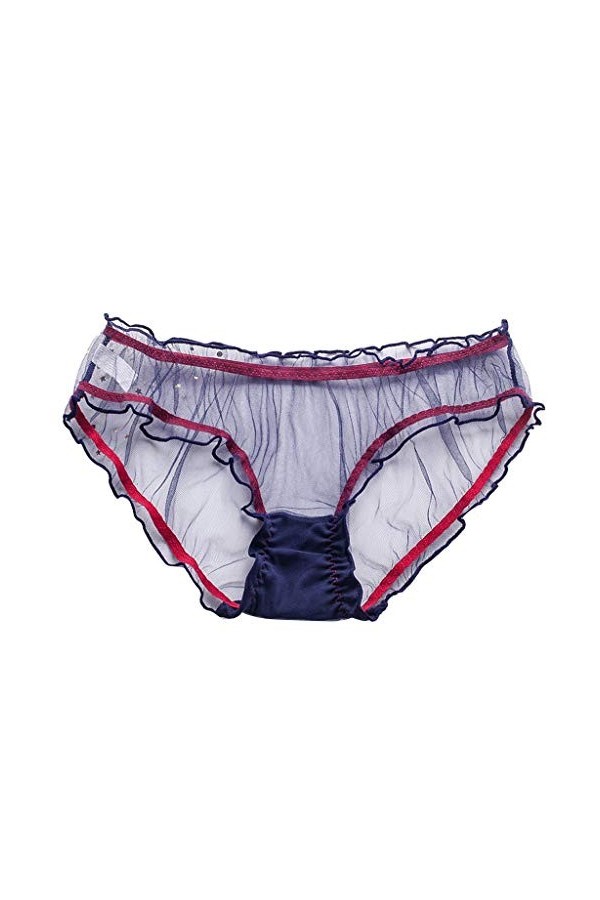 Culotte Dentelle Sexy pour Femme sous Vetements Femme Couverture Complète Culotte Invisible Sexy String Thong Femme Tangas Cu