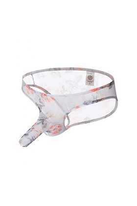Générique String Homme Sexy Hot Dentelle Slips Boxer Les sous-vêtements Sexy pour Hommes Transparent Voir à Travers Le Short 