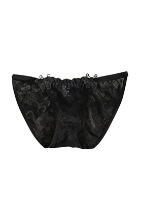 Culotte Dentelle Sexy pour Femme sous Vetements Sexy à Taille Basse Minceur Amincissante Culottes Culotte Triangle Sexy en Ma