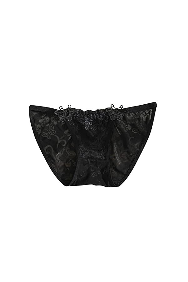 Culotte Dentelle Sexy pour Femme sous Vetements Sexy à Taille Basse Minceur Amincissante Culottes Culotte Triangle Sexy en Ma