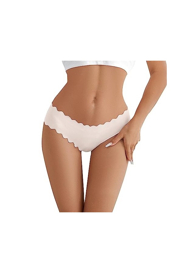 Shorts en Pur Coton et Soie Femme 2023 Nouveau Couleur Unie Pantalons Triangle Stretch Slips de Absorbante Menstruelle Culott