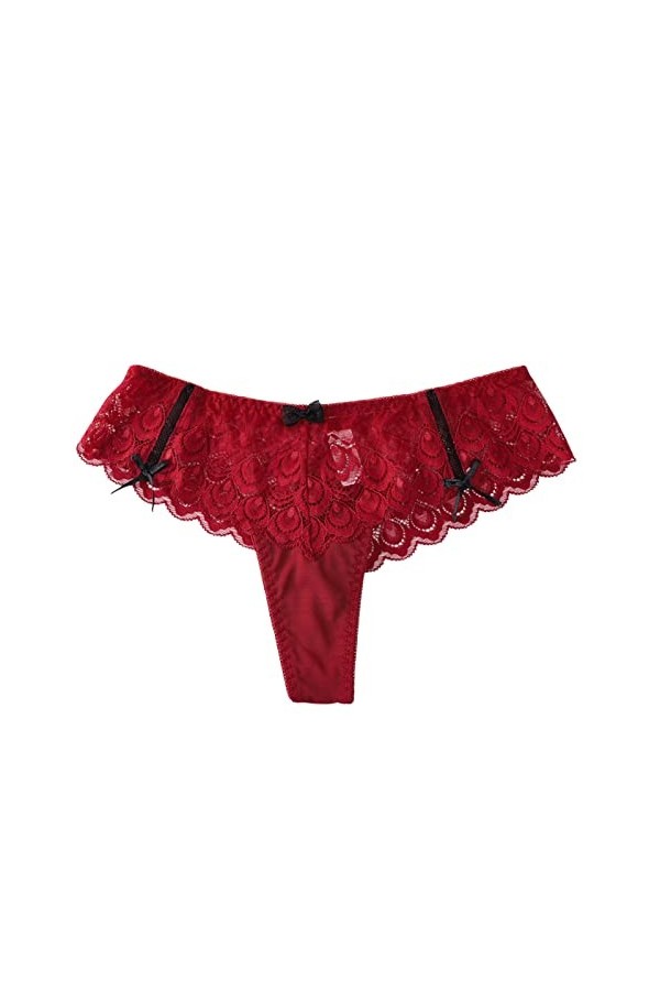 Culottes pour Femmes Mode féminine Sexy Taille Basse Culottes À Nœud Taille Basse Culotte sous Vetements Culottes Culotte Cot