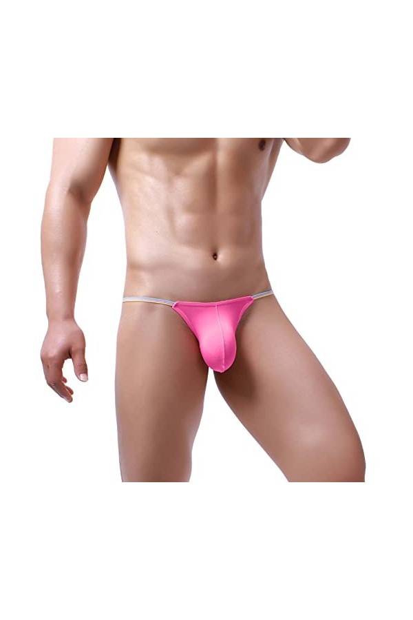Générique Thong String pour Homme Sexy Hot Stretch Utilisation Quotidienne Homme Short Sport Respirantes sous-VêTement Homme 