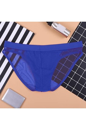 Sous-vêtement sexy pour homme, bleu, L