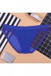 Sous-vêtement sexy pour homme, bleu, L