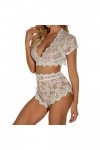 Générique Lingerie Sexy Femme Sexy Nuisette Mini Robe See Through Teddy Harnais Robe Sensuelle Chemise Harness Babydoll Eroti