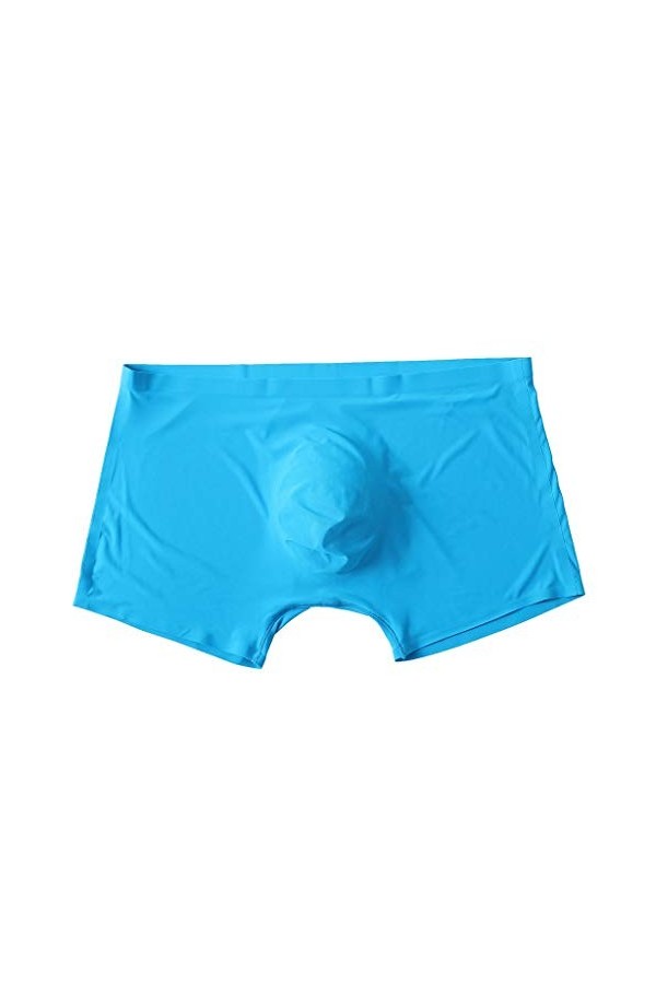 Générique Lingerie Homme Sexy Hot sous-vêtements Sexy à la Mode pour Hommes Pure Color Ice Silk Seamles Pack Pantalon Pyjama 