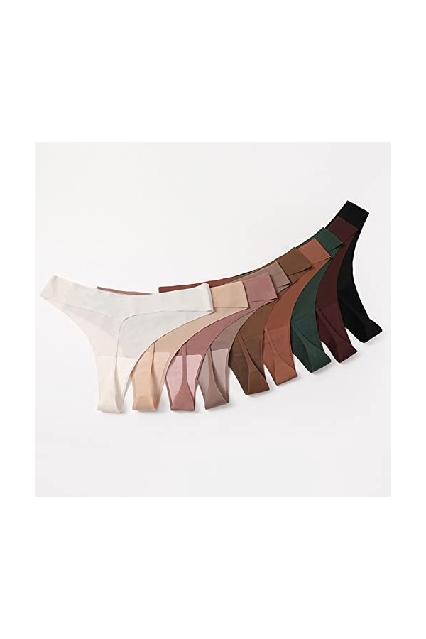 KEIZHUONIQIU Tanga-Strings et T-Back Tangas Femme Erothique Slips Confortables en Dentelle Culottes Creux Out Grande Taille s