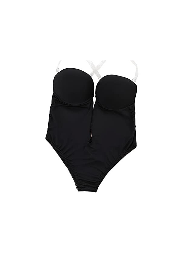 Générique Ensemble de Lingerie Sexy pour Femme Shapewear pour Femmes Taille Plus Dos Soutien-Gorge Intégré Body Shaper sans C