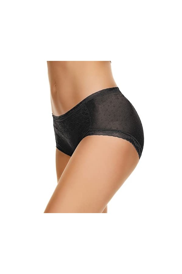 Culottes sexy en dentelle pour femme - Lingerie sexy - Culotte confortable - Culotte pour femme - Slip respirant - String - S