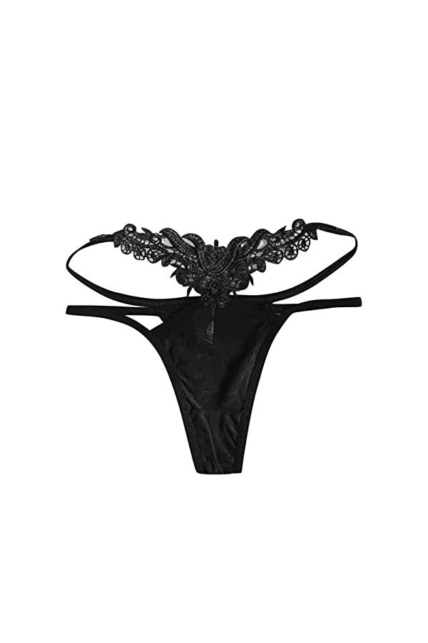Culotte Dentelle Sexy pour Femme sous Vetements Sexy à Taille Basse Minceur Amincissante Culottes Culotte Triangle Sexy en Ma