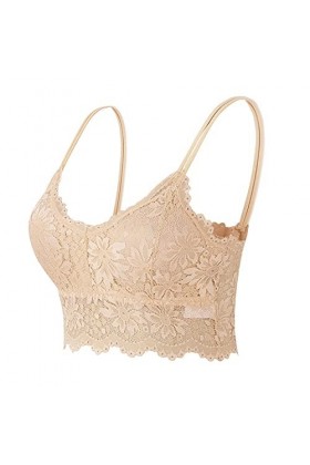 Femmes Plus La Taille Gilet Crop Wire Soutien-Gorge Lingerie Sexy Col en V sous-Vêtements Lingerie avec Poitrine Pad S3XL Men