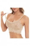 Femmes Plus La Taille Gilet Crop Wire Soutien-Gorge Lingerie Sexy Col en V sous-Vêtements Lingerie avec Poitrine Pad S3XL Men