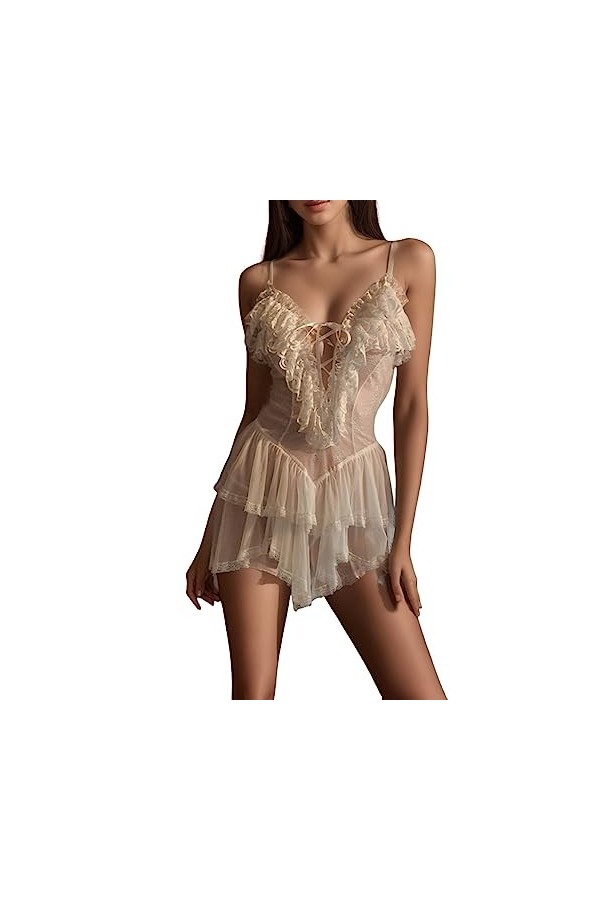 Lingerie Nuisette Femme Sexy Hot Body Nuisette See Through Valentin Erothique Ensemble Sensuelle Fonds De Robe Push Up Nuiset