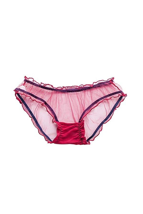 Culotte Dentelle Sexy pour Femme sous Vetements Femme Couverture Complète Culotte Invisible Sexy String Thong Femme Tangas Cu
