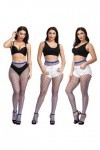 UOWEG Transparent Sexy Femmes Body érotique Lingerie Doux résille Collants Dentelle intimes Lingerie Hiver Blue, One Size 