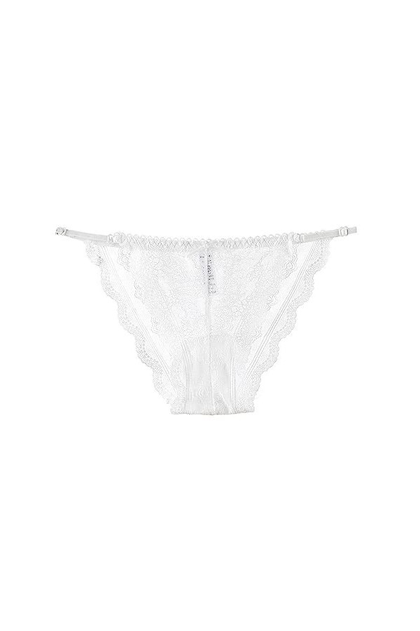 Générique Culottes pour Femmes Mince Creux Dentelle Dames Culottes À Nœud Taille Basse Culotte sous Vetements Culotte Hipster