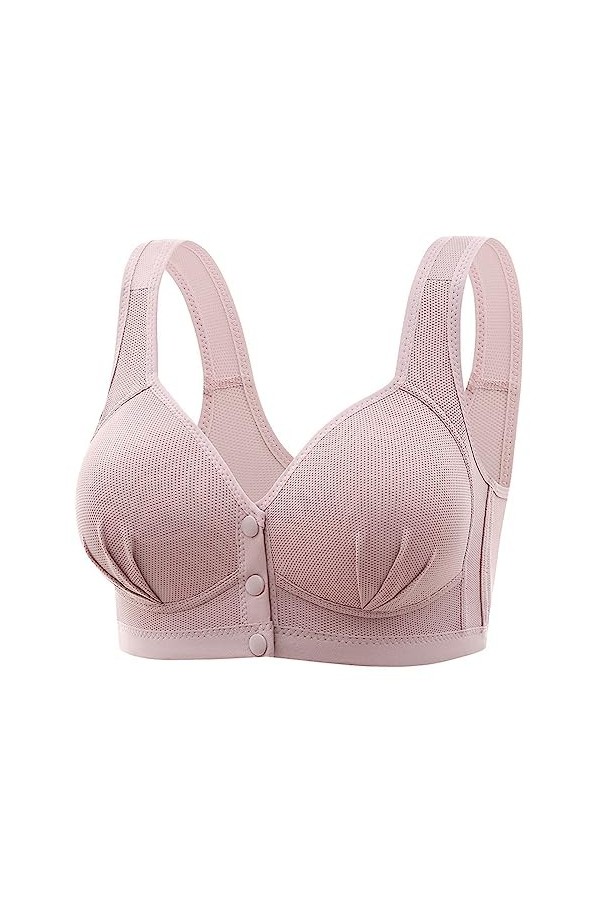 Lingerie Femme Sexy Ensemble Homme Sexy Hot y27k Nouveau Bouton Avant Confortable pour Femme sans Anneaux en Acier Grande Tai