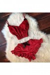 Lingerie Femme Sexy Ensemble Homme Sexy Hot y27k V-Neck Femmes taché Ensemble Bowknot Sexy Shorts Camisole Velvet Pyjama Ling