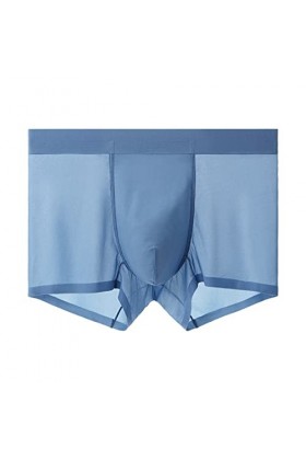 CUTeFiorino C Ware Sous-vêtements en soie glacée pour homme Sous-vêtements en soie glacée en coton sans couture Sous-vêtement