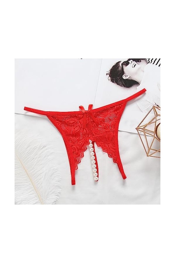 Générique Femme Culotte Dentelle Sexy Culotte sous Vetements Tanga Dentelle String Sexy Chic Tangas Sexy Culottes Dentelles p