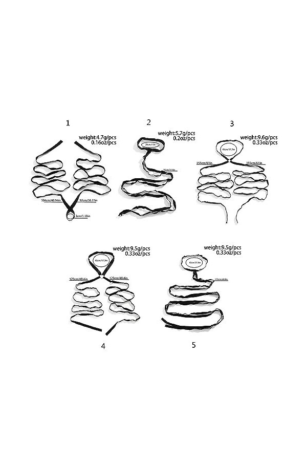 huiouer Bandages de jambes pour femme - Pour festival, porte-jarretelles, bras, bricolage, bas de bandage croisé pour danse, 