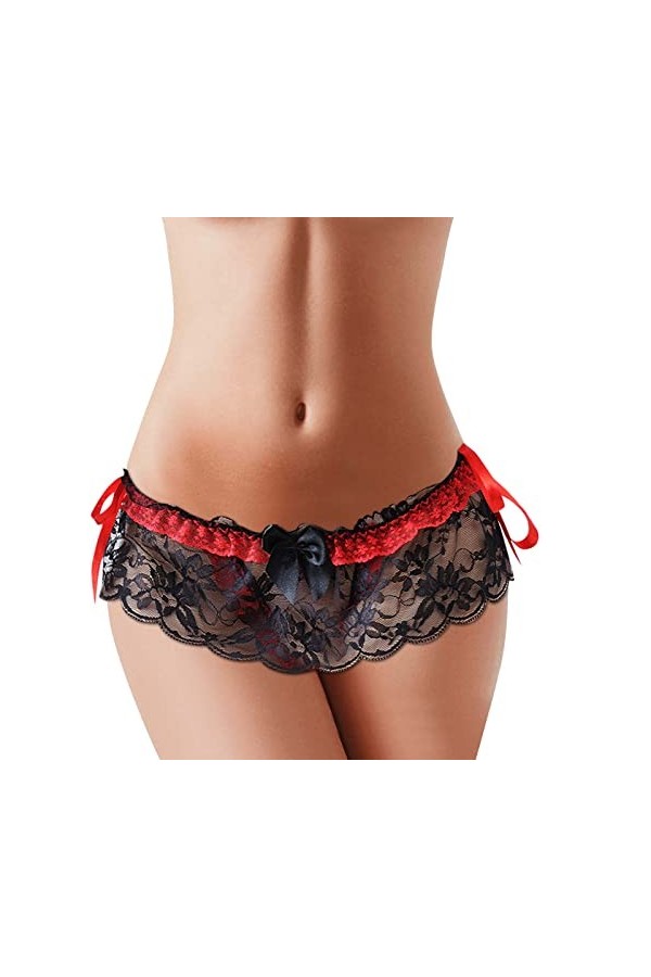 Femme Confortable Culotte en Dentelle Stretch Slip Femme Culotte Taille Basse Sexy Chic Femmes Femmes Crochet Dentelle Sexy C