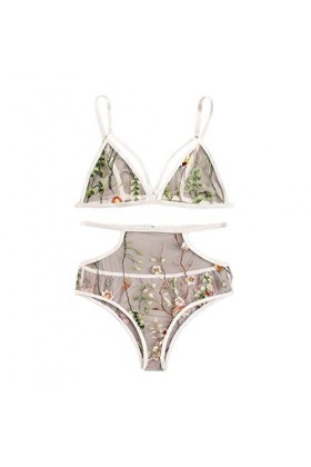 sous-Vetements Femme Erotique Ensemble Soutien Gorge et String 2 Pièce Vêtements De Nuit Sexy Lingerie Sexy Ensemble Dentelle