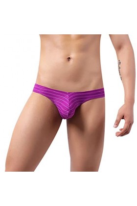 String Homme Sexy Hot Dentelle Slips Boxer Culotte de couleur confortable rayures à basse mode sous-vêtements pour hommes sou
