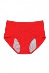 RYTEJFES Maillot de bain menstruel pour la natation : bikini menstruel, rouge, XL