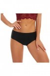 Sous-vêtements menstruels pour femme - Taille XL - Grande taille - Blanc - Dentelle menstruelle - Bikini menstruel - Sous-vêt