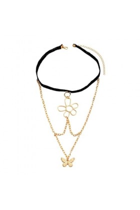 Chaîne de jambe punk porte-jarretelles, papillon doré et fleur, chaîne de cuisse élastique sexy, bijoux de soirée pour femme