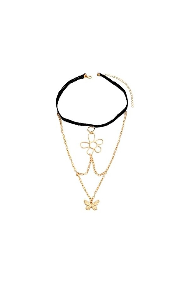 Chaîne de jambe punk porte-jarretelles, papillon doré et fleur, chaîne de cuisse élastique sexy, bijoux de soirée pour femme