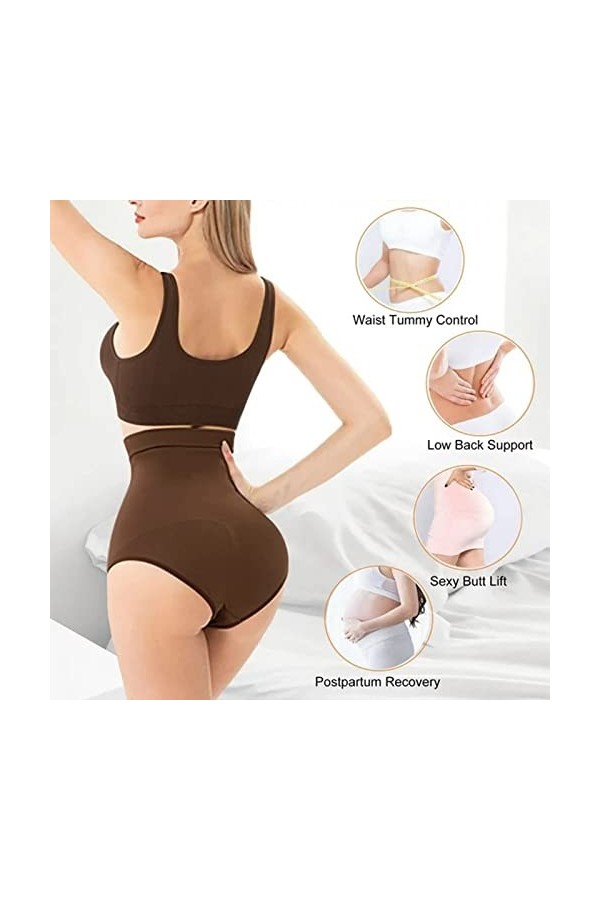 Culotte Femme Taille Haute Slips Elasticité Tangas rayés Taille Haute personnalisés No Show Tongs personnalisées Culottes Str