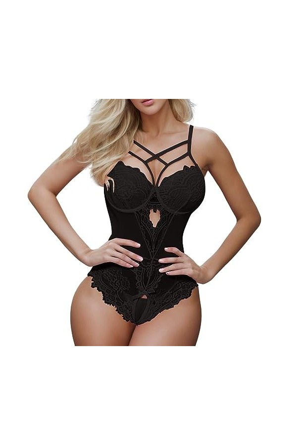 Lingerie Sexy pour Femme Lenceria Extreme Sexy Dessous New Luxury Sexs Noir Couleur Femmes Sexy Jarretière Lingerie Sexe Sout