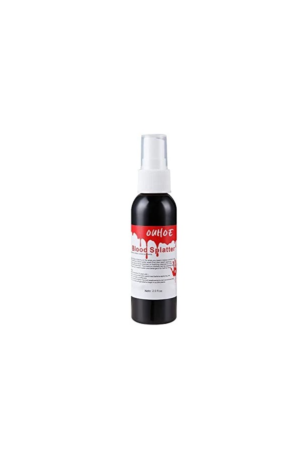 Teufel Costume de sorcière de pirate pour femme - Spray de sang artificiel 2.0 - Spray de sang liquide pour Halloween - Pour 