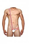 sous-vêtements érotiques pour Hommes Combinaison Alternative Sexy sous-vêtements Élastique Suspendu Épaule String unilatéral 
