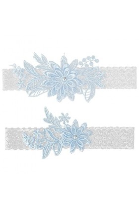 Jarretière de mariage, jarretière de mariage - bleu blanc jarretière de mariage, jarretière de mariage jarretière de mariée p