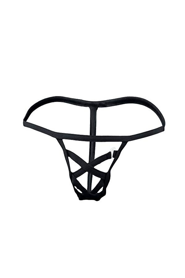 Bikini Culottes Micro G-Strings Taille Hommes Slow Briefs Homme Glace Sexy Silk Men Short Cuir