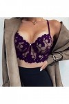 Générique Bralette Femme Sexy, Camisole De Lingerie en avec Col V De Taille Supérieure Harnais Intégral Body Sexy Érotique Ro