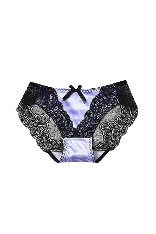 Femme Coquine Érotique Culotte Stretch Taille Culotte en Dentelle pour Dentelle String Sexy Erothique G-String sous-vêtements