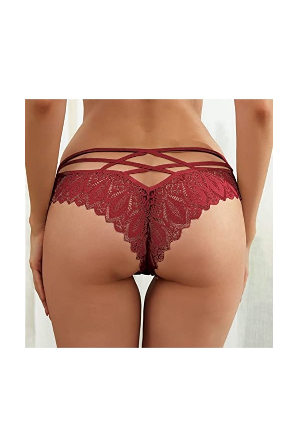 Culotte Ouverte Coquine Sexy Culotte Incontinence Sexy Patchwork Culottes Femmes Slips Lingerie Femmculottes pour Chic Hot Ér