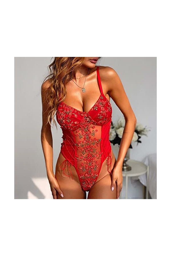 Lingerie Femme Nuisette Slutty Hot Nuisette Sensuelle Coquine Babydoll See Through Fonds De Robe Harness Lingerie Sissy Éroti